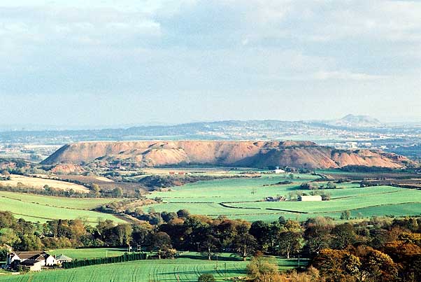 View east from Binny Craig.