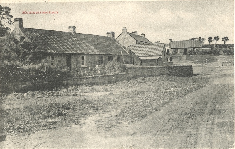 Old B&W Postcard of Smiddy