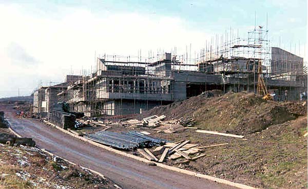 The new college under construction circa. 1971.
Picture courtesy of Oatridge Agricultural College.